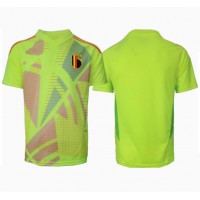 Fotbalové Dres Belgie Brankářské Venkovní ME 2024 Krátký Rukáv